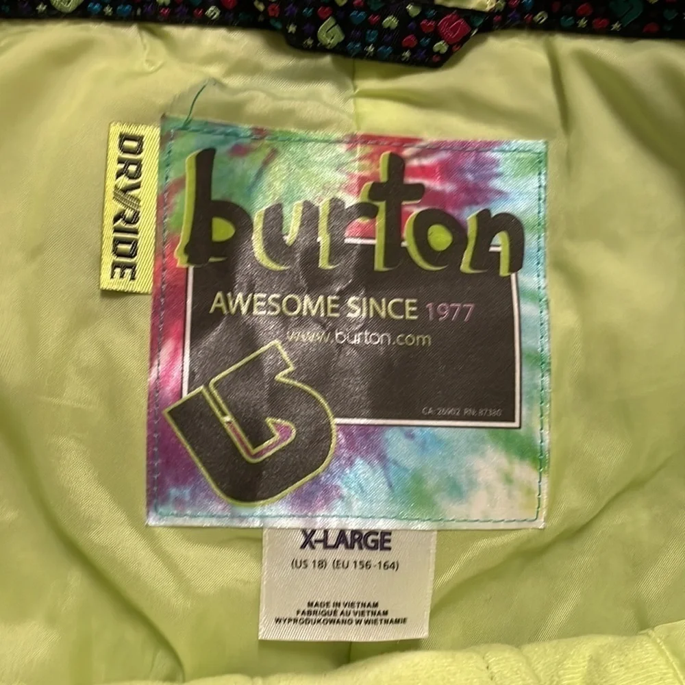 BURTON Dri Ride Ski Snowboarding Pants Size XL